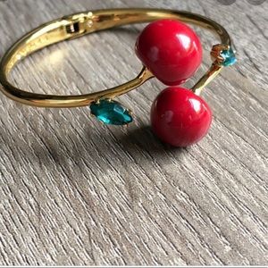 KATE SPADE cherry cuff bracelet